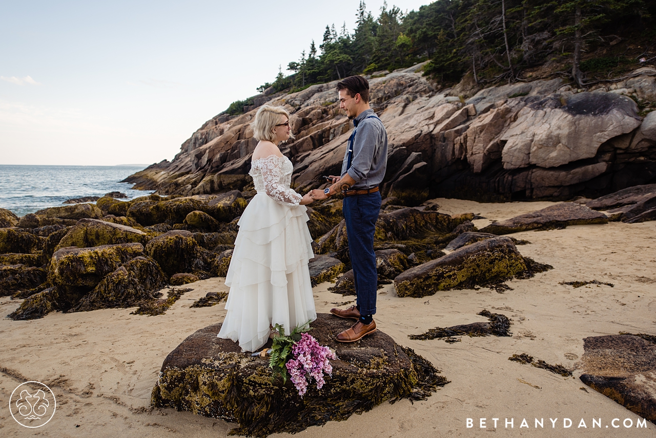 Cool Kids Acadia Elopement