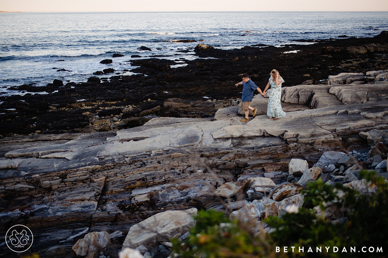 Peaks Island Maine Engagement Sessions