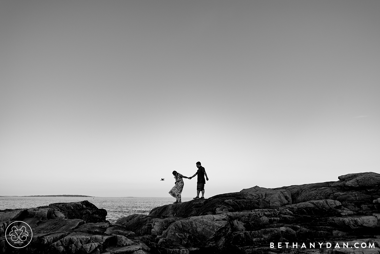 Peaks Island Maine Engagement Sessions