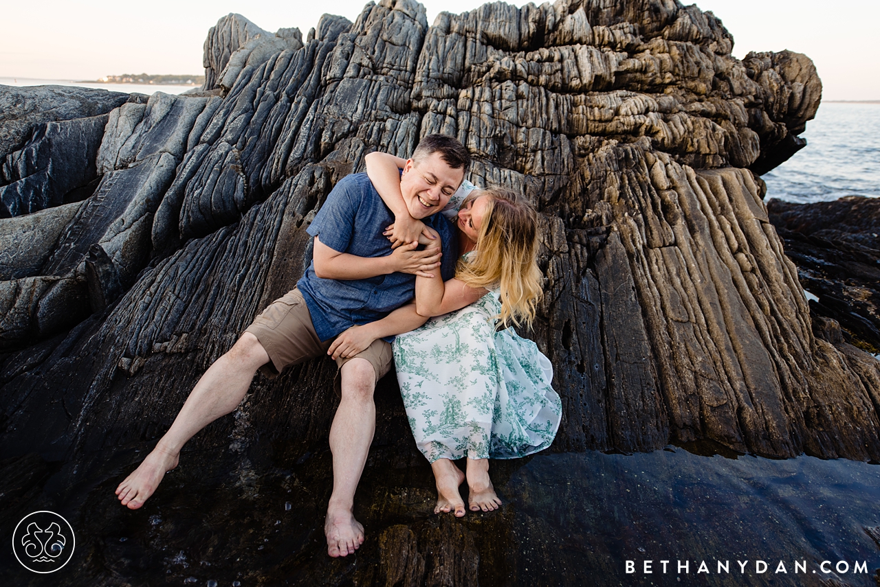 Peaks Island Maine Engagement Sessions