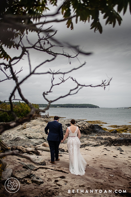 House Island Maine Wedding