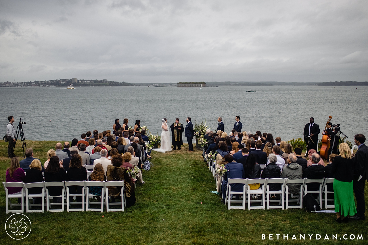 House Island Maine Wedding