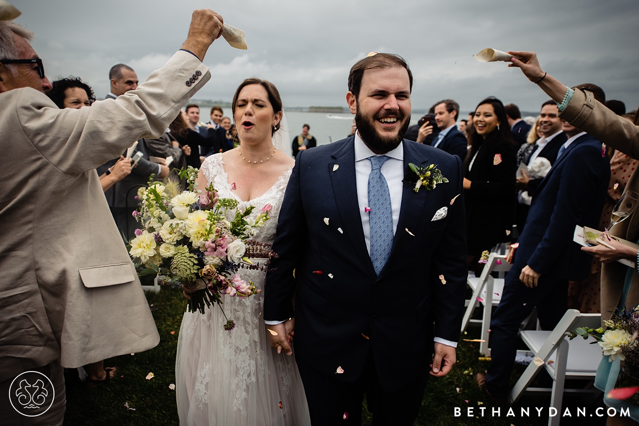 House Island Maine Wedding