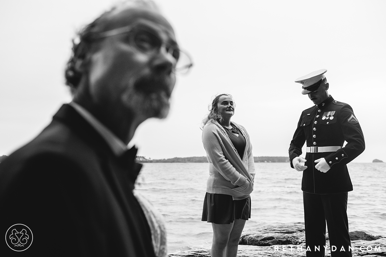 Marines Elopement Maine