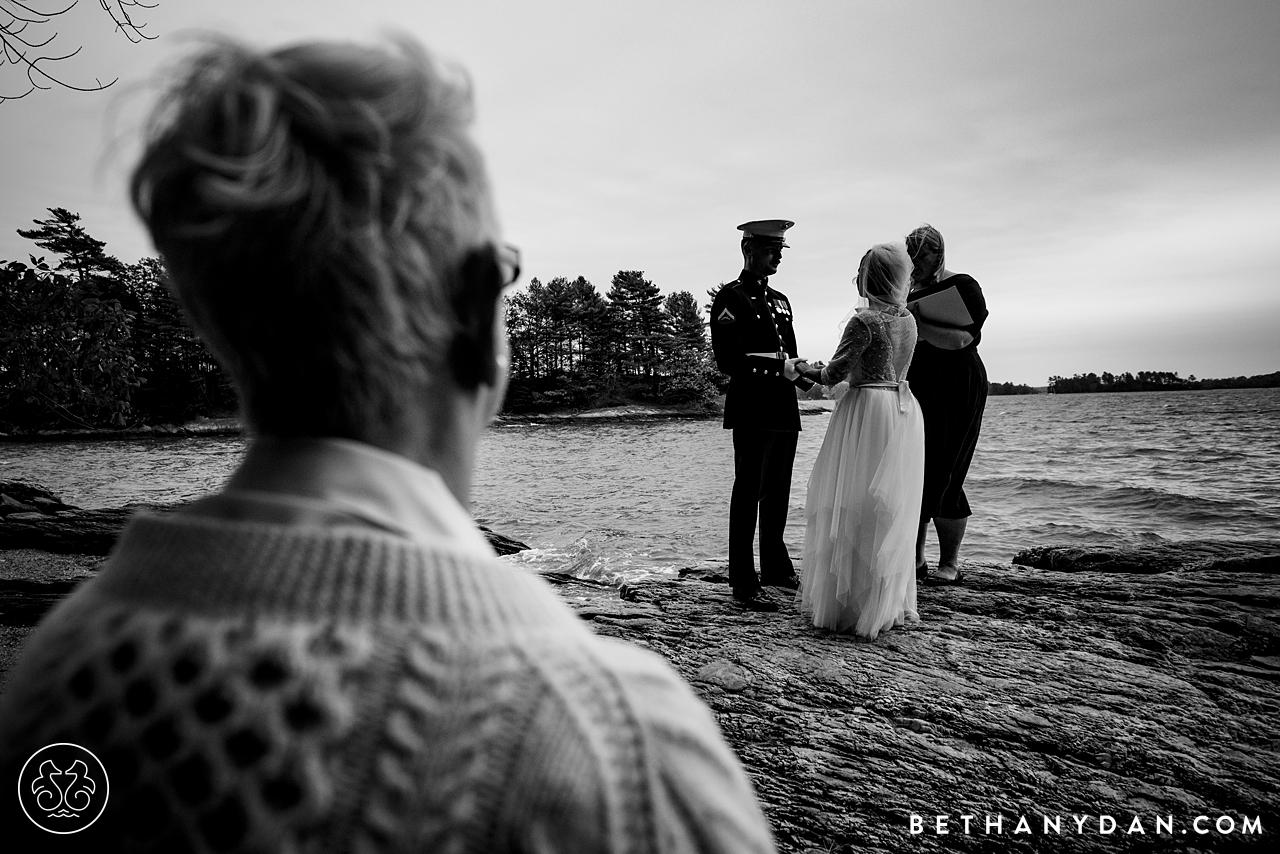 Marines Elopement Maine