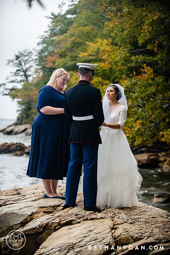 Marines Elopement Maine