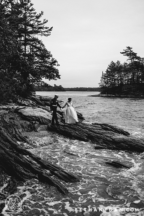 Marines Elopement Maine