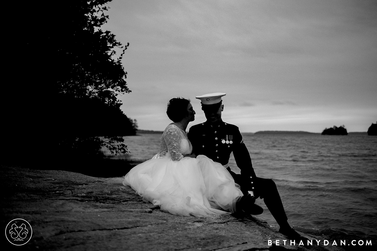 Marines Elopement Maine