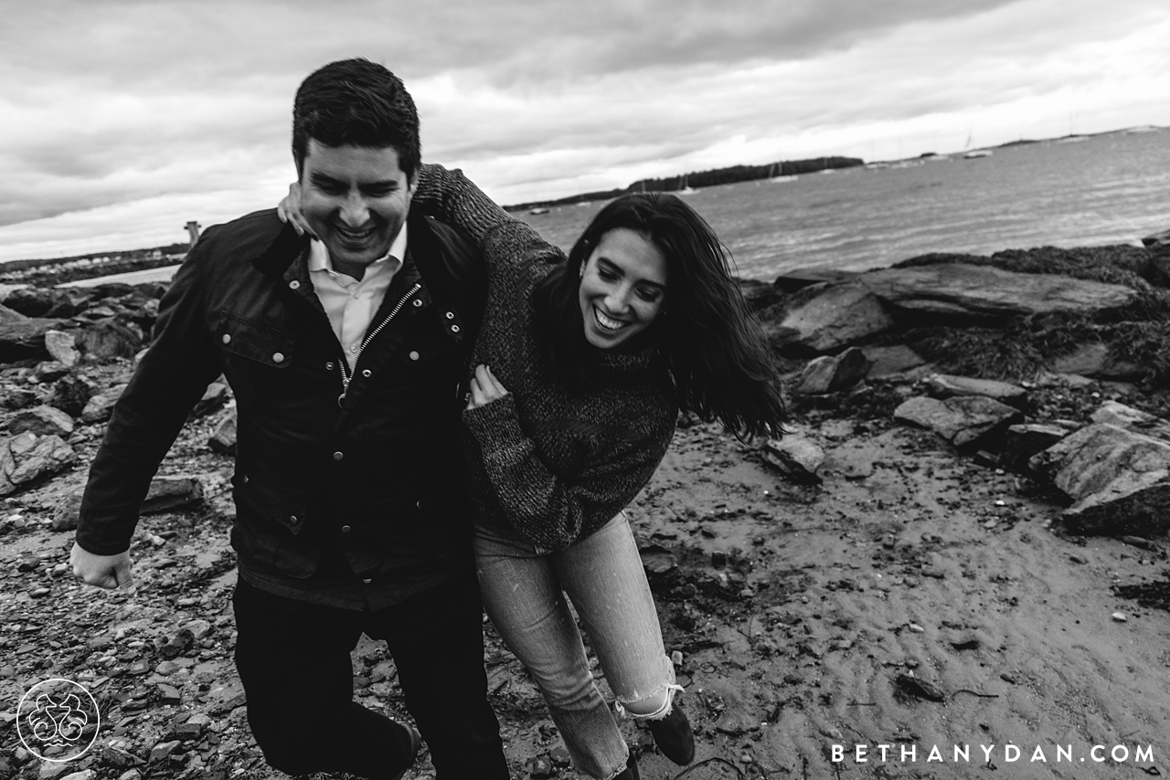 Portland Maine Fall Engagement Photos