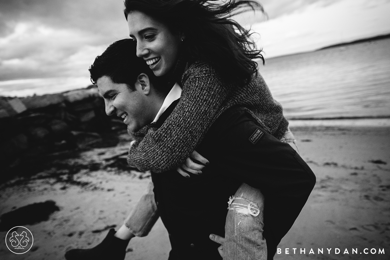 Portland Maine Fall Engagement Photos