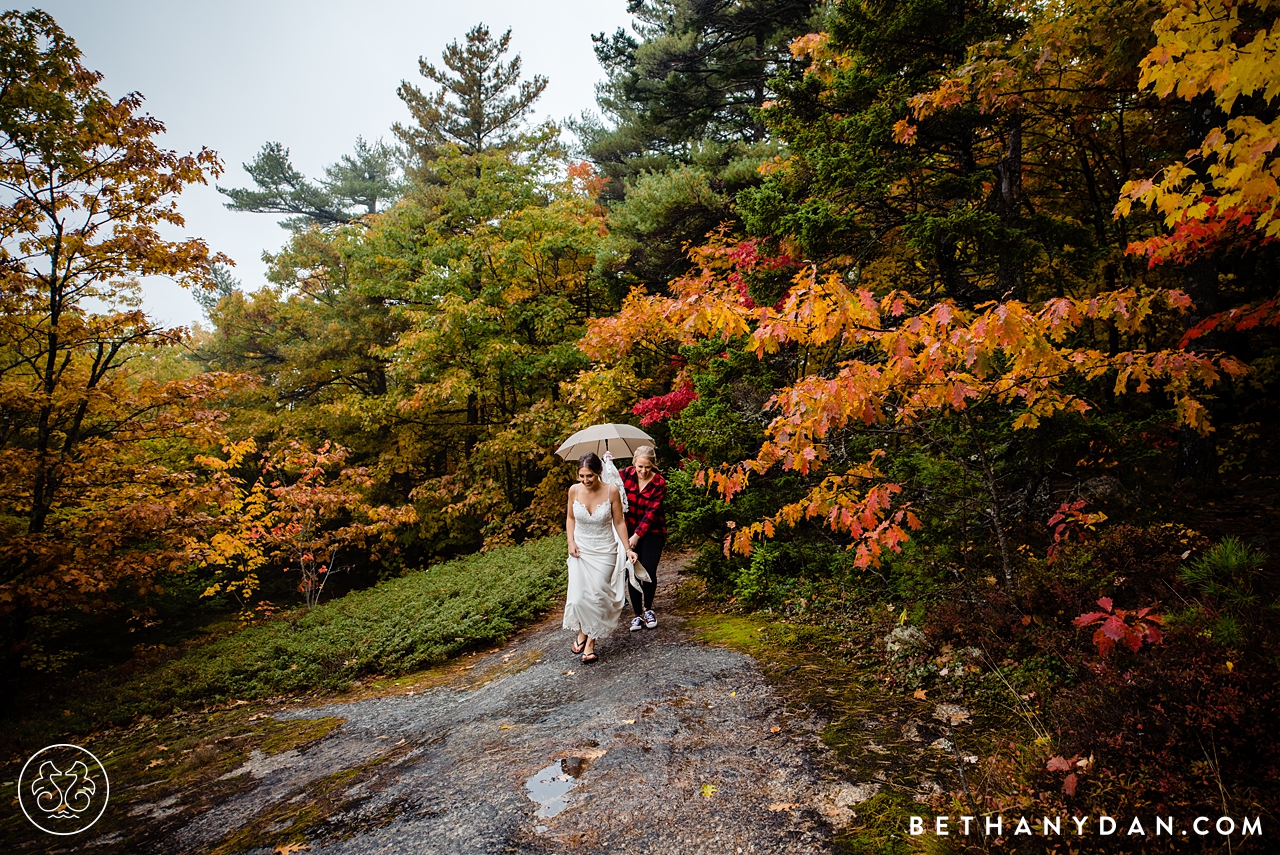 Fall Maine Jewish Wedding