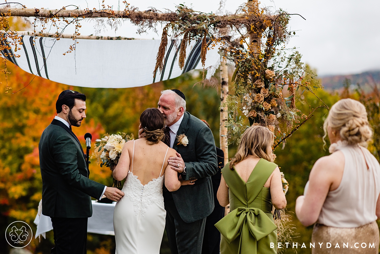 Fall Maine Jewish Wedding