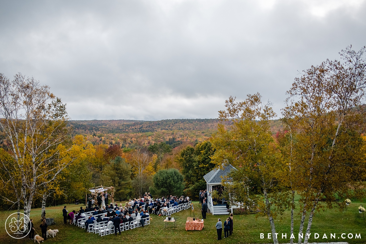 Fall Maine Jewish Wedding