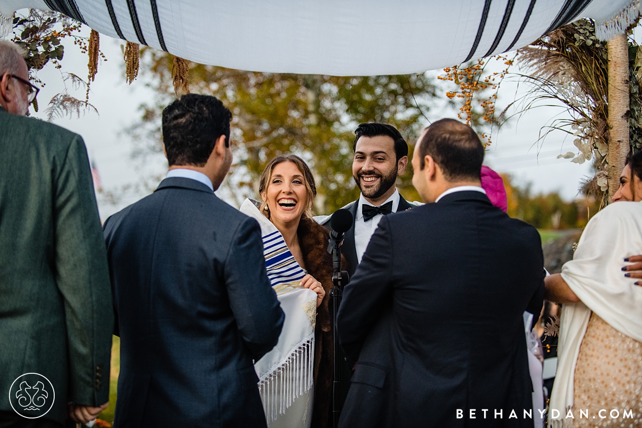 Fall Maine Jewish Wedding