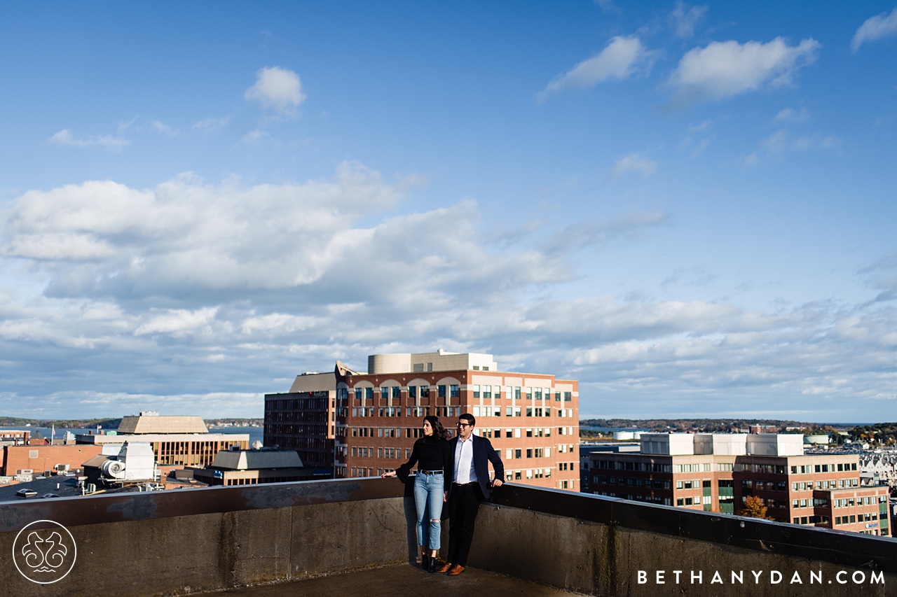 Portland Maine Fall Engagement Photos