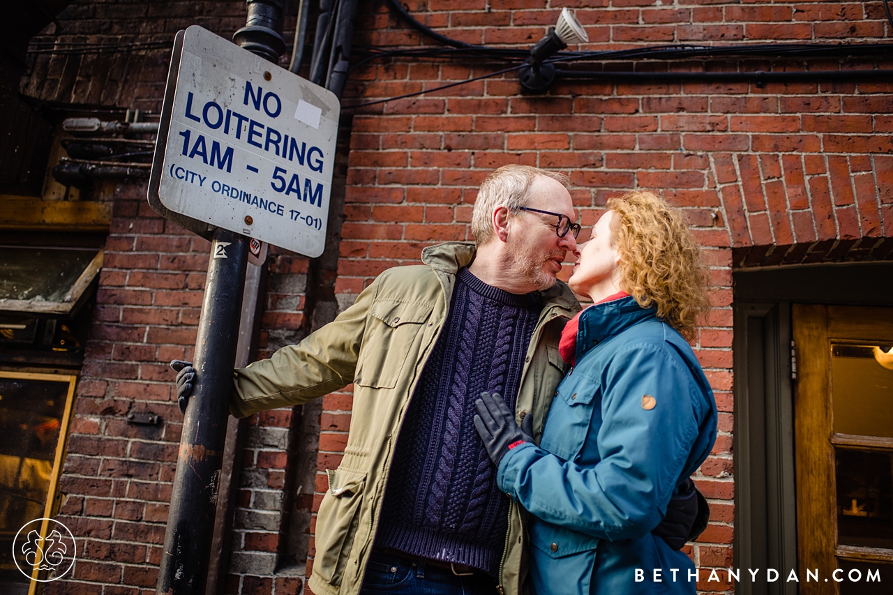 Winter Maine Engagement Session