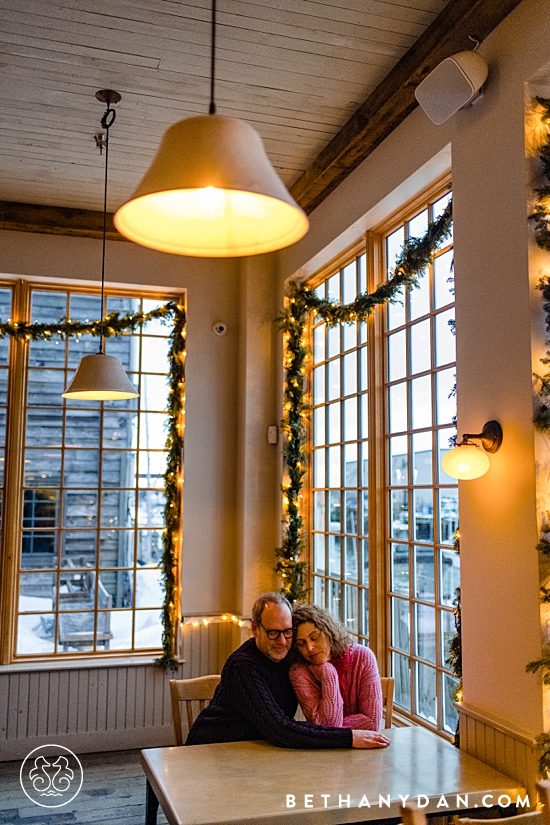 Winter Maine Engagement Session