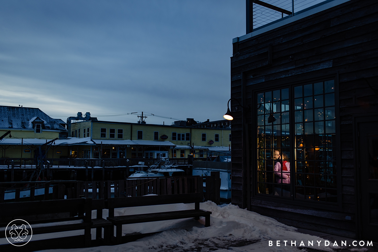 Winter Maine Engagement Session