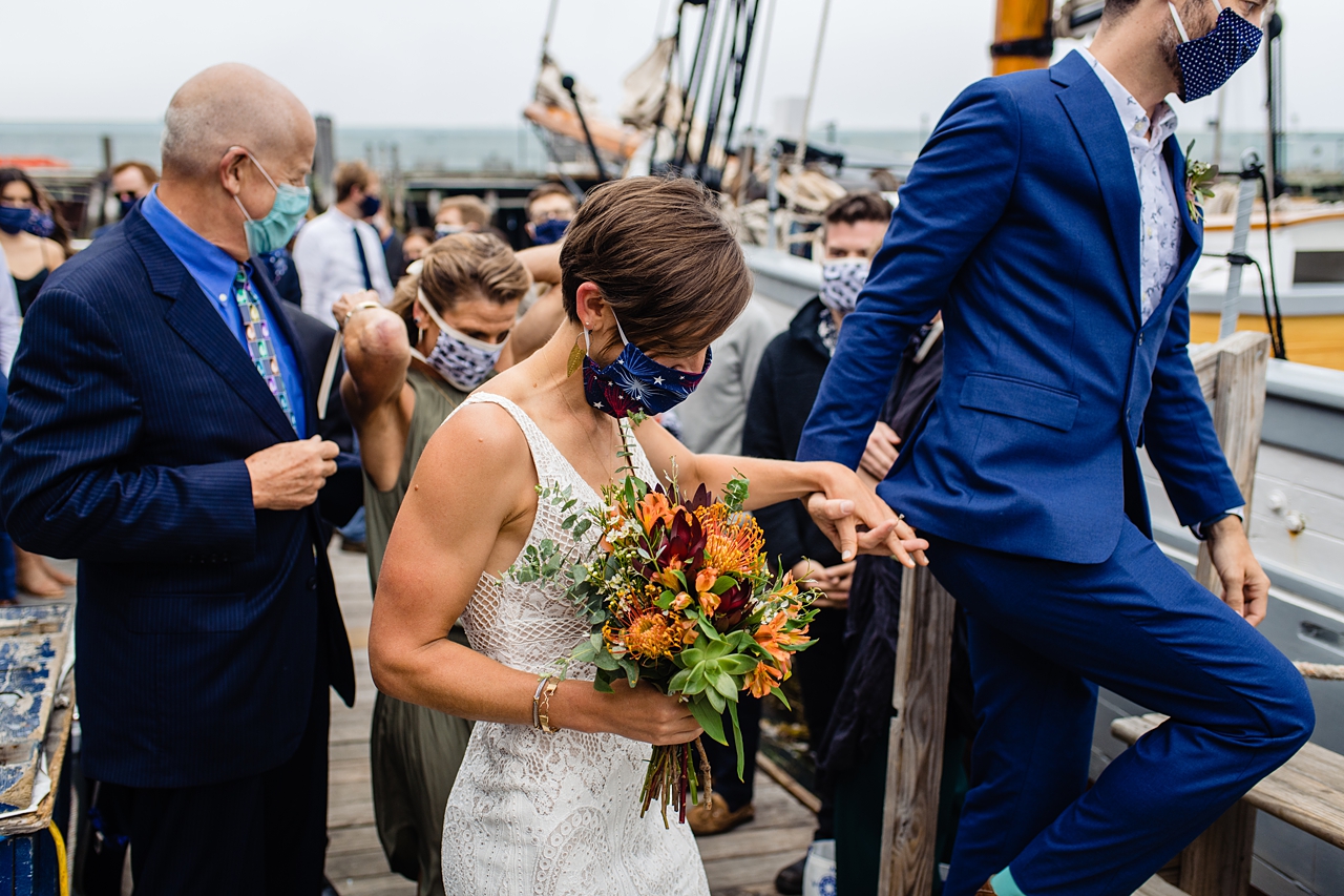 Portland Maine COVID Wedding