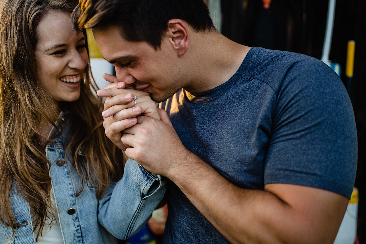 Backyard Engagement Session