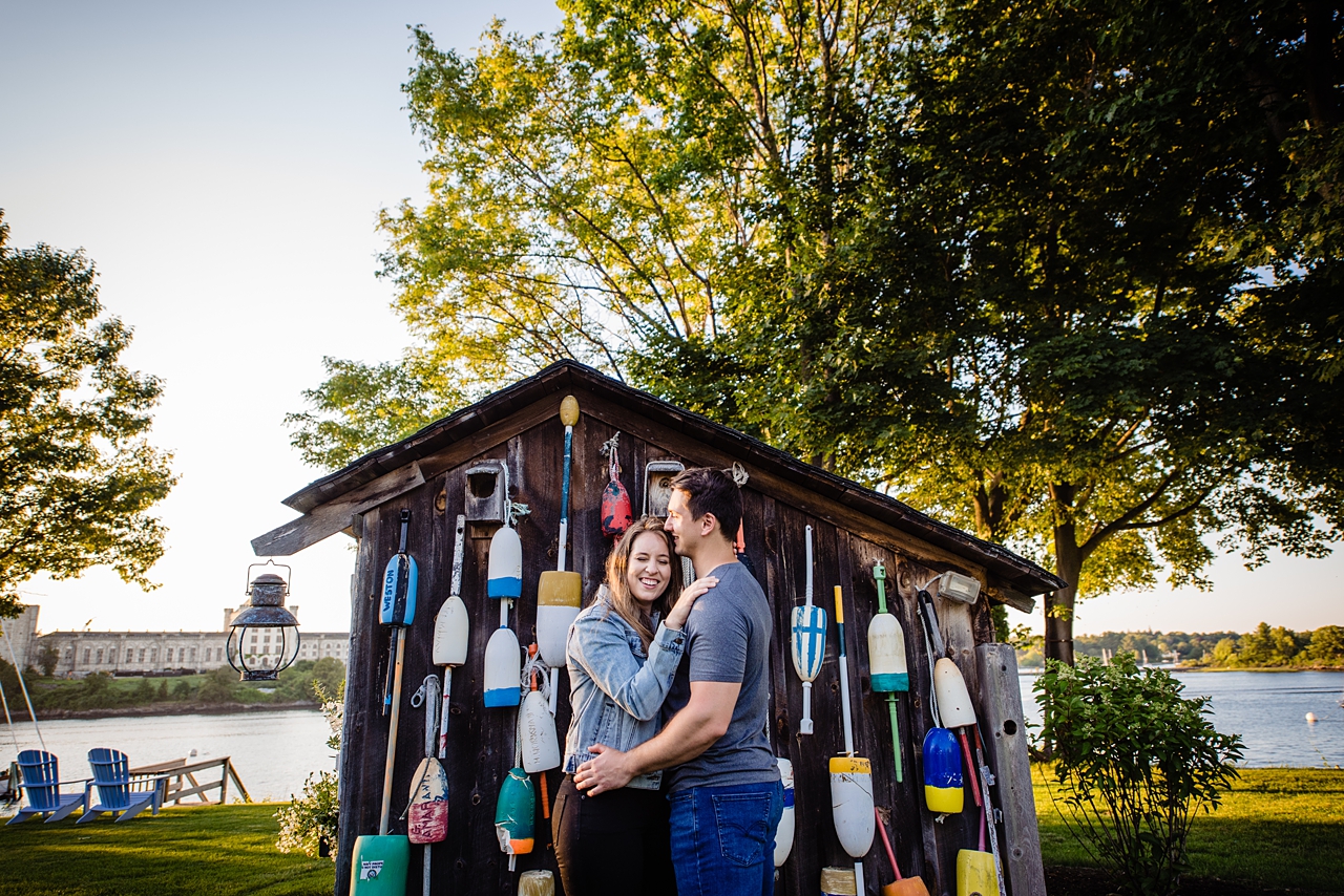 Backyard Engagement Session