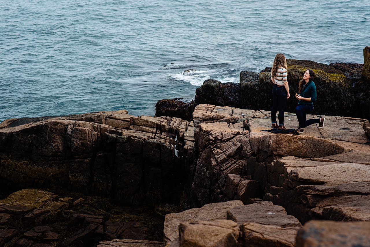 Gay Engagement Session in Acadia