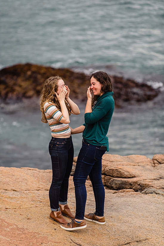 Gay Engagement Session in Acadia