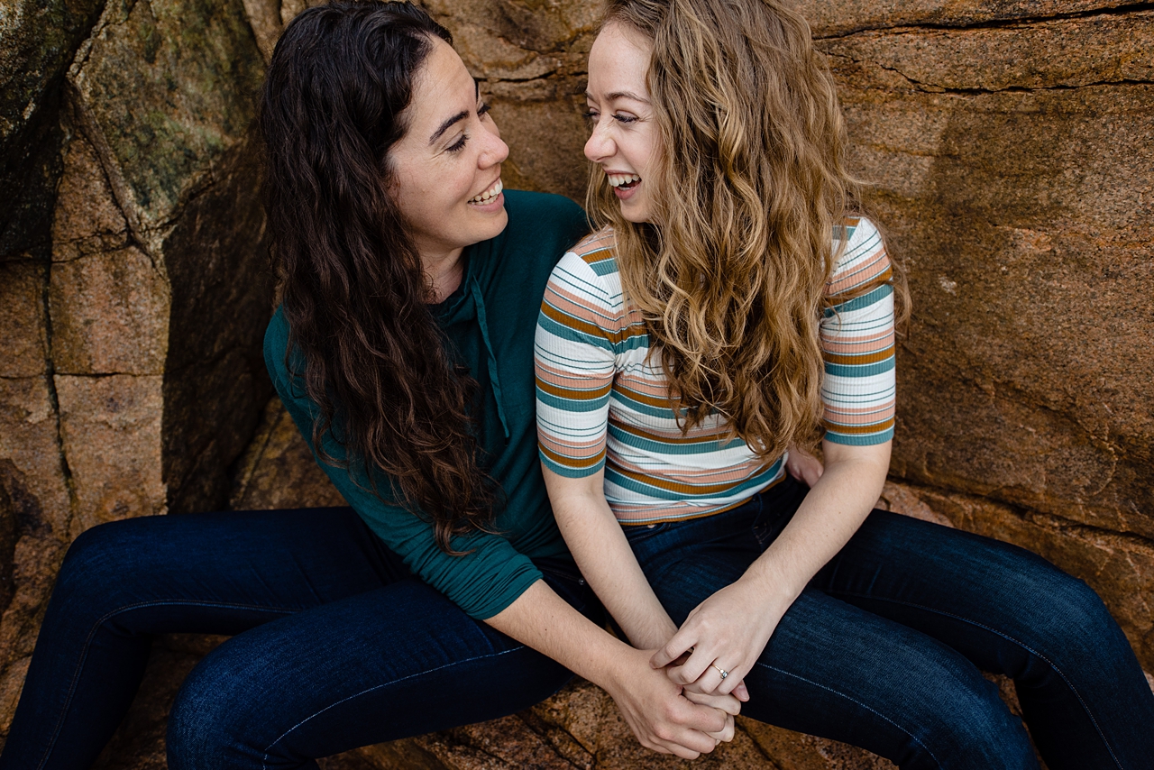 Gay Engagement Session in Acadia