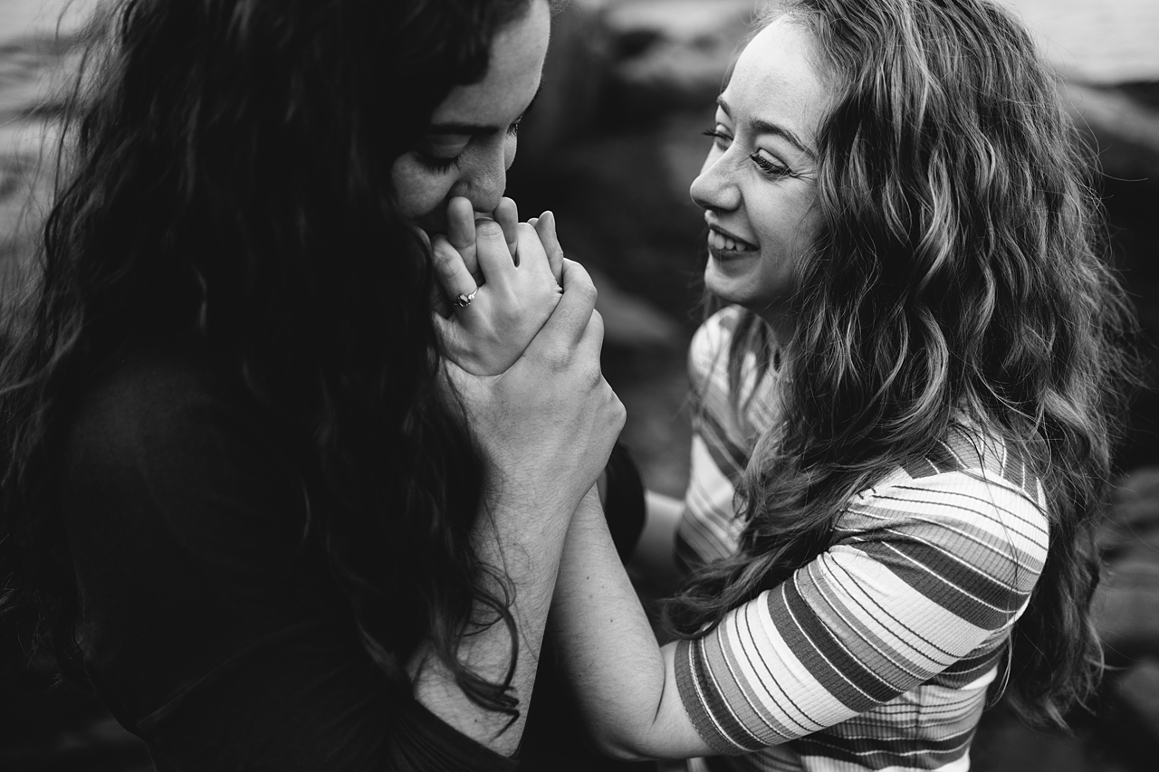 Gay Engagement Session in Acadia