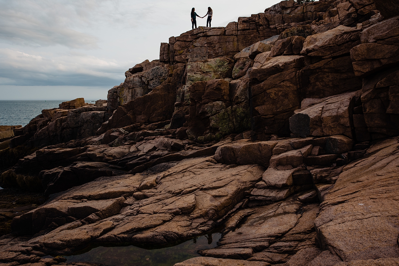 Gay Engagement Session in Acadia