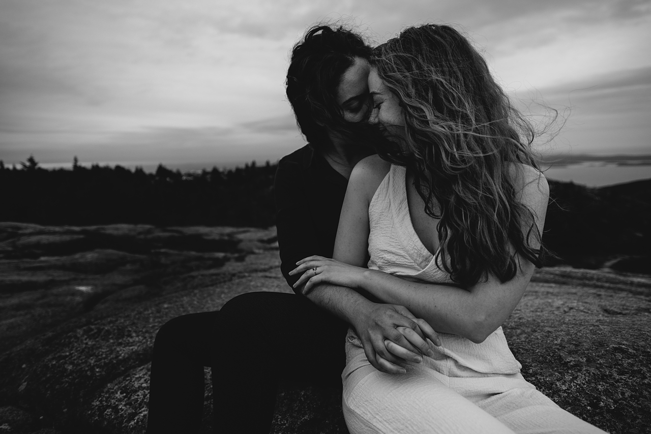 Gay Engagement Session in Acadia