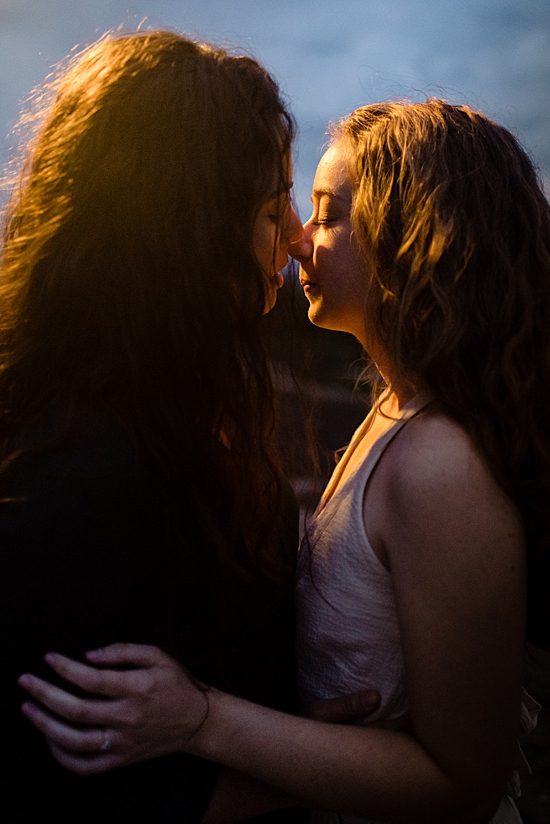 Gay Engagement Session in Acadia