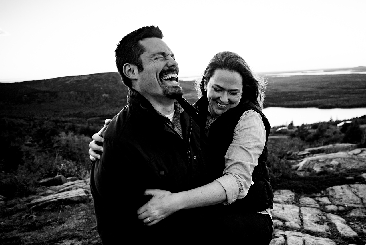 Fall Acadia Maine Engagement Session