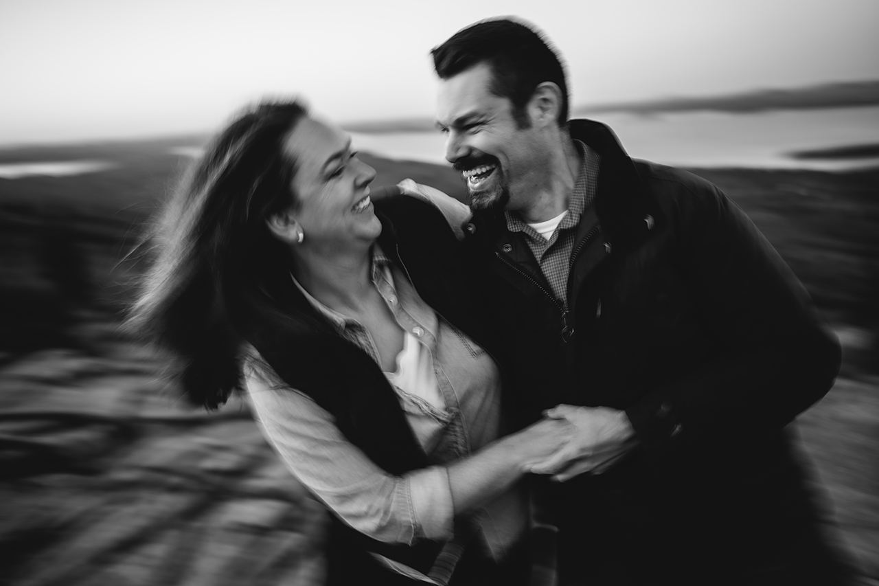 Fall Acadia Maine Engagement Session