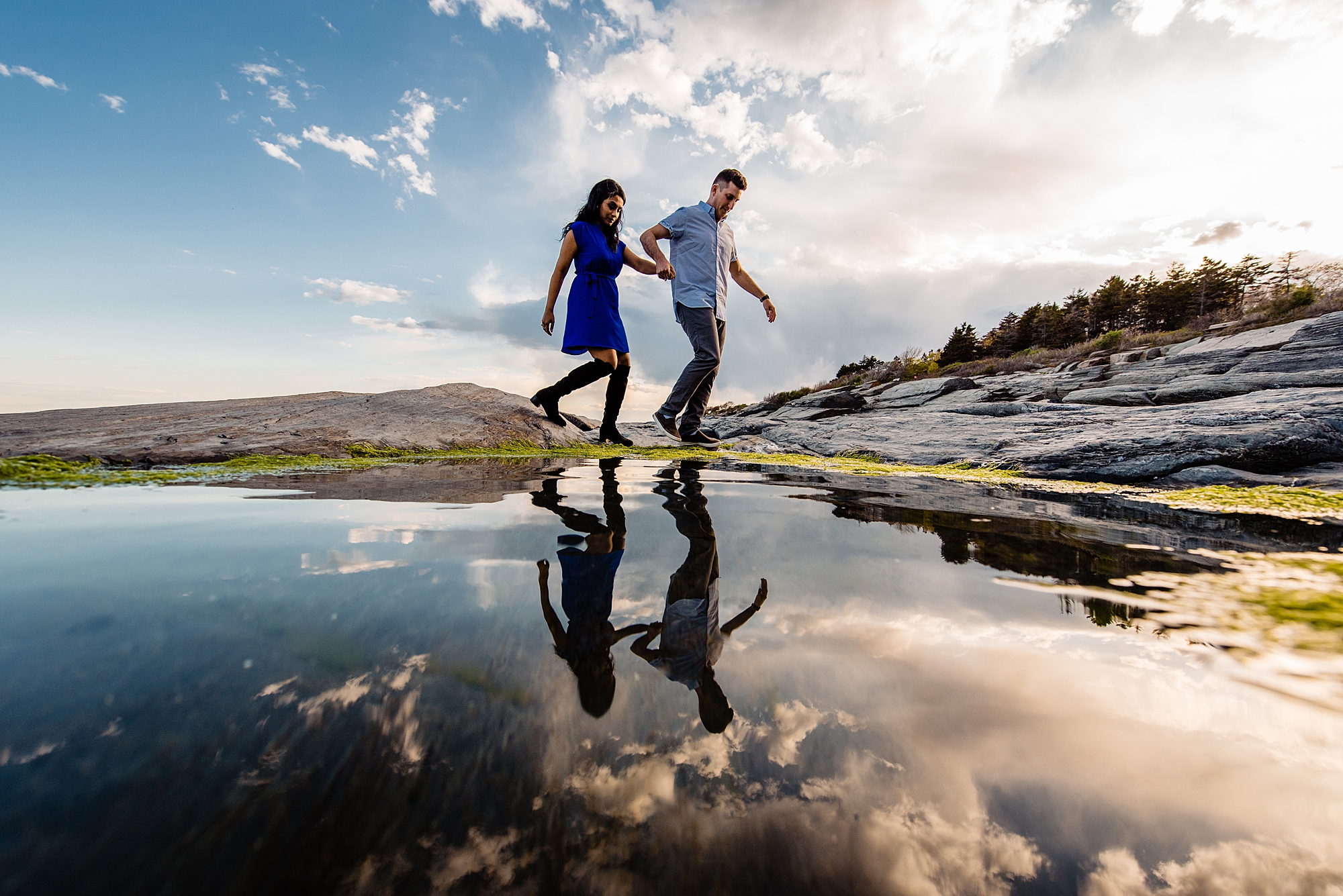 Scarborough Maine Engagement Session